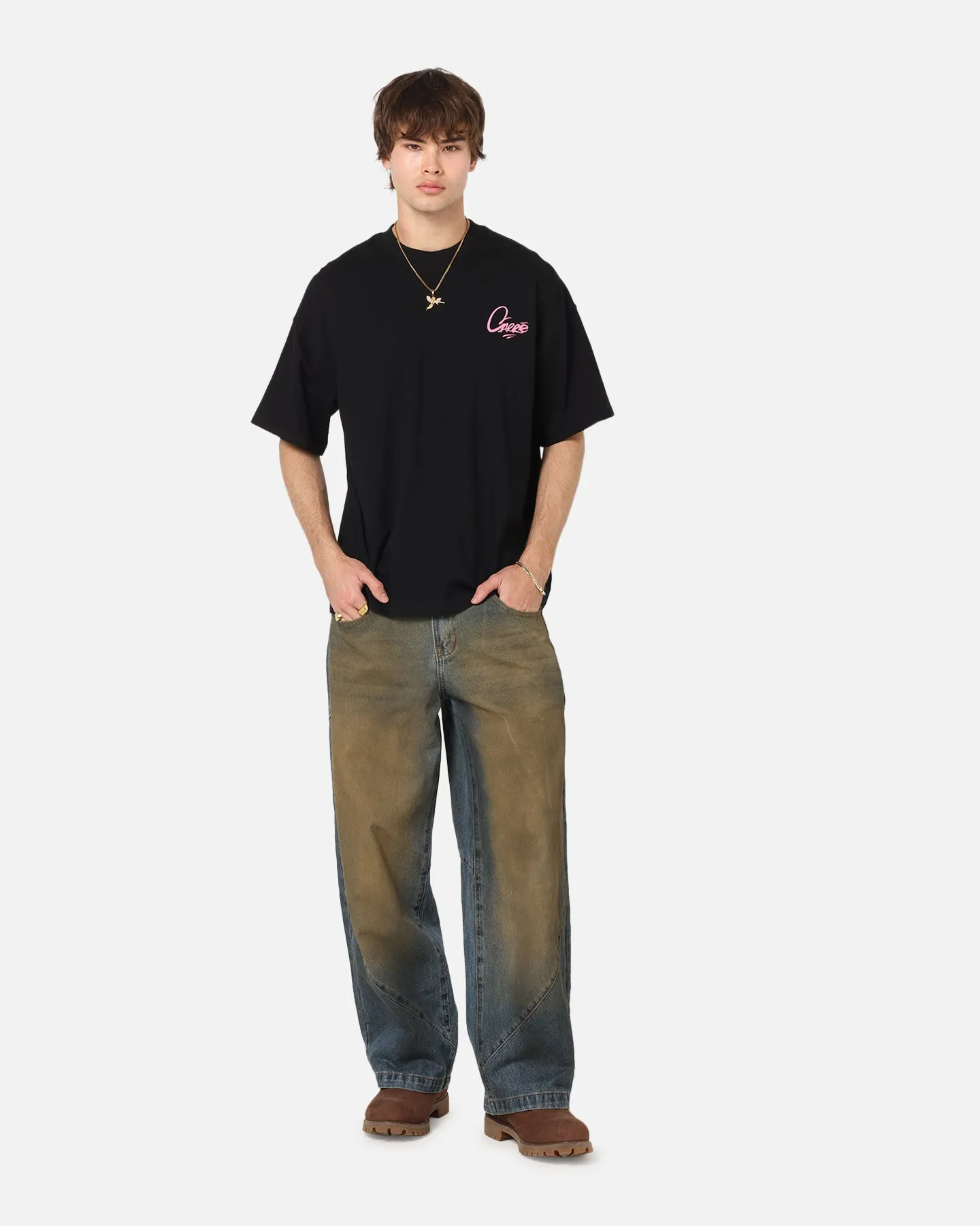 Carre Graffiti T-Shirt Black/Pink sold by Culture Kings product image thumbnail 3