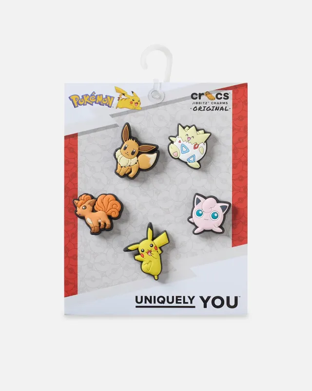 Crocs Pokémon Face Jibbitz™ Charms 5 Pack Multi made by Crocs