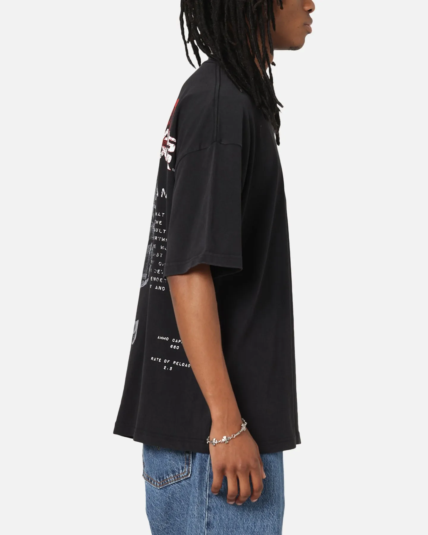 73Studio X Gears Of War Lancer Vintage T-Shirt Black Acidwash sold by Culture Kings product image thumbnail 5