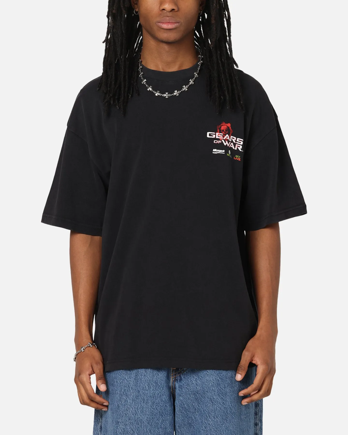 73Studio X Gears Of War Lancer Vintage T-Shirt Black Acidwash sold by Culture Kings product image thumbnail 2