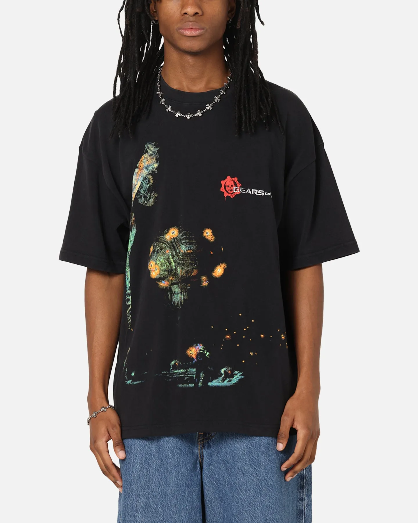 73Studio X Gears Of War '06 Mad World Vintage T-Shirt Black Acidwash sold by Culture Kings