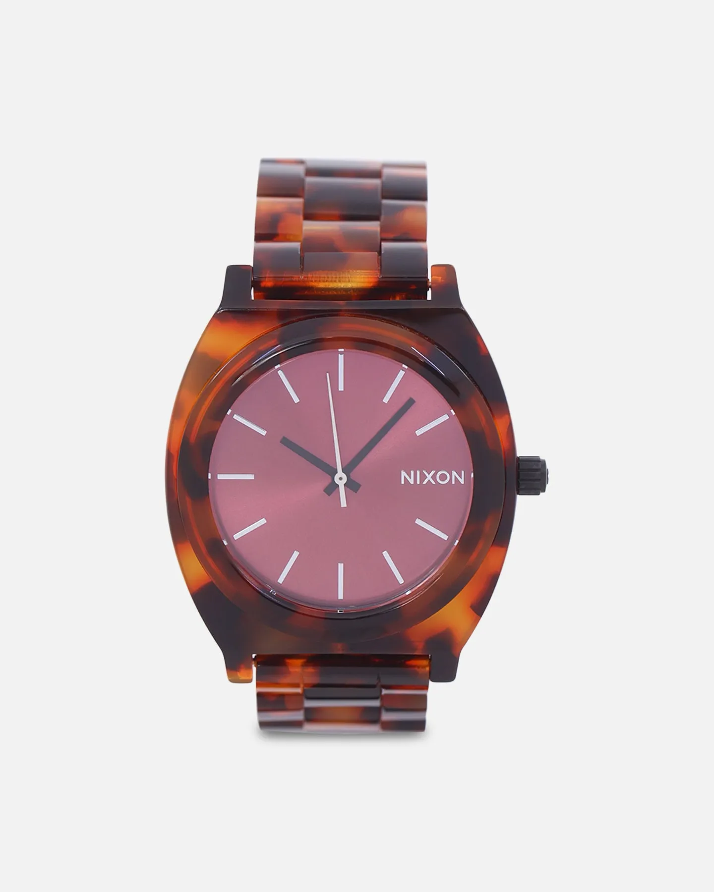 Nixon Time Teller Acetate Watch Tortoise/Oxblood sold by Culture Kings