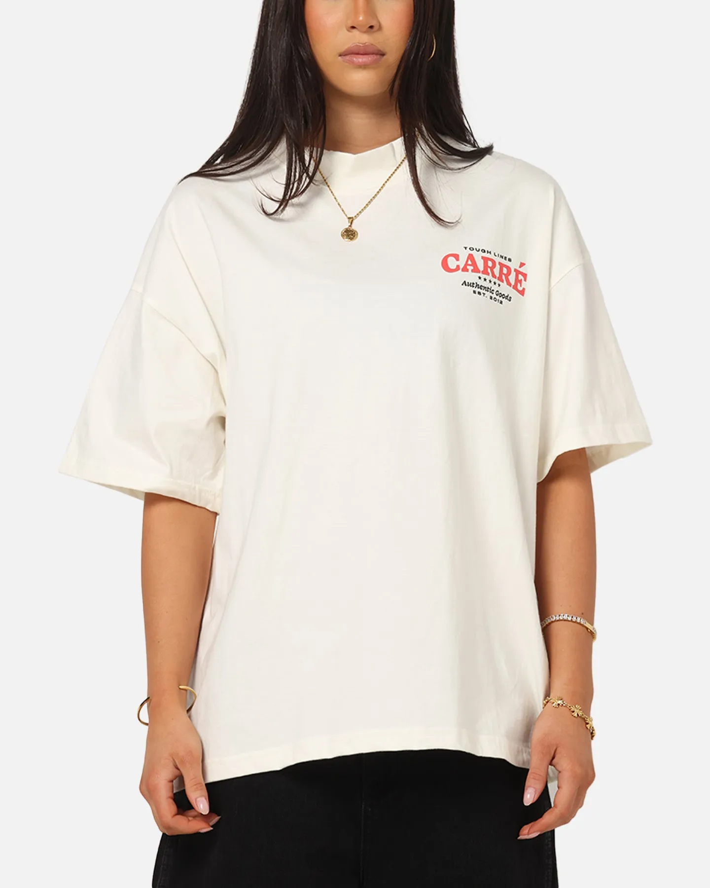Carre Authentic Heavy T-Shirt Off White sold by Culture Kings product image thumbnail 2