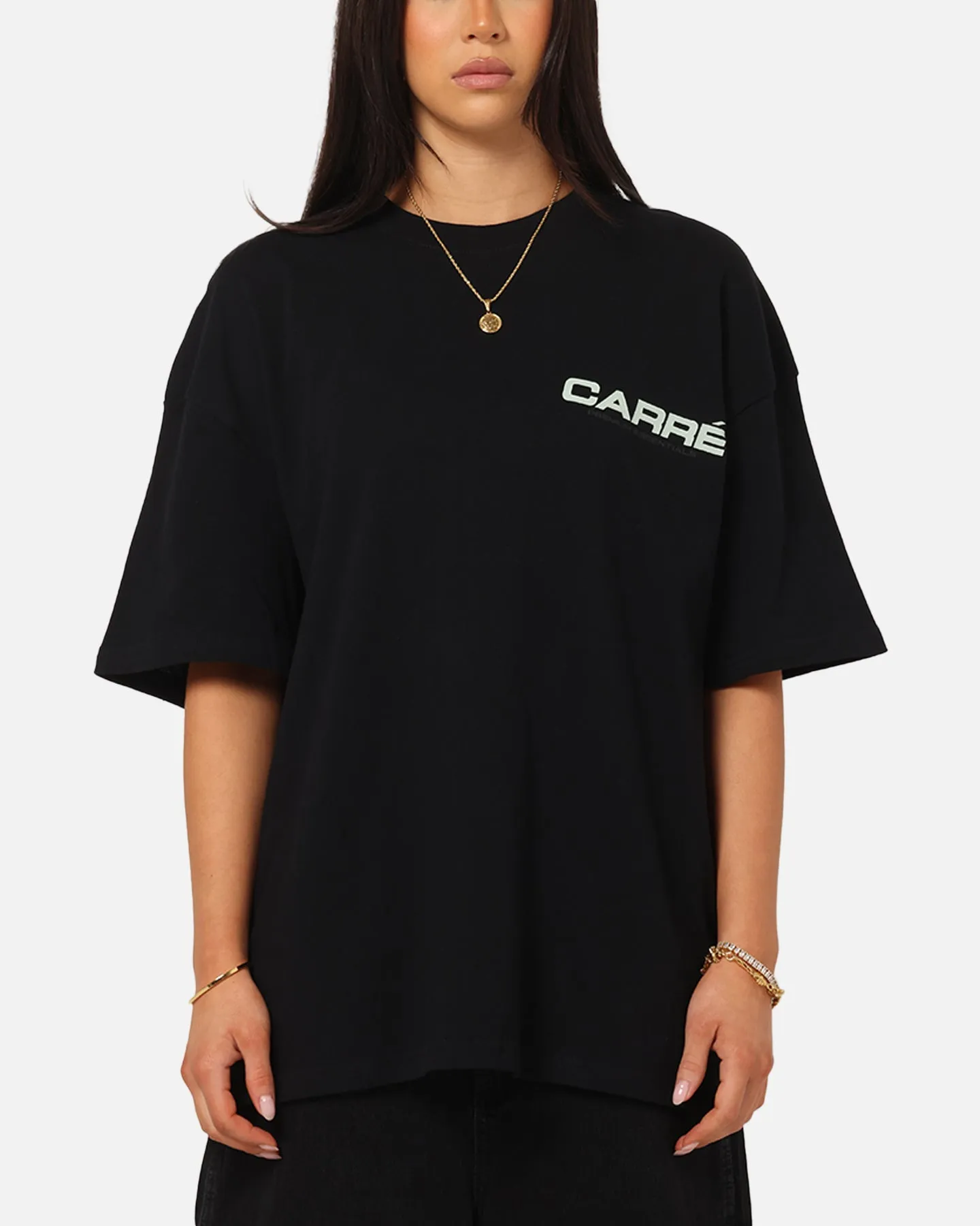 Carre Outlined T-Shirt Black sold by Culture Kings product image thumbnail 2