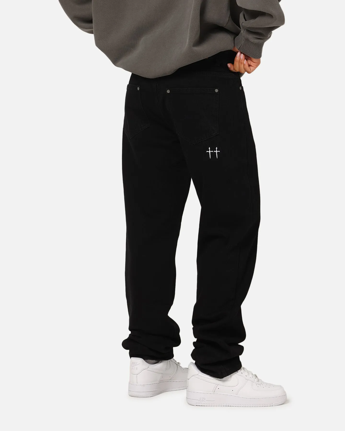 Saint Morta Psykhe Jeans Black Stonewash sold by Culture Kings product image thumbnail 5