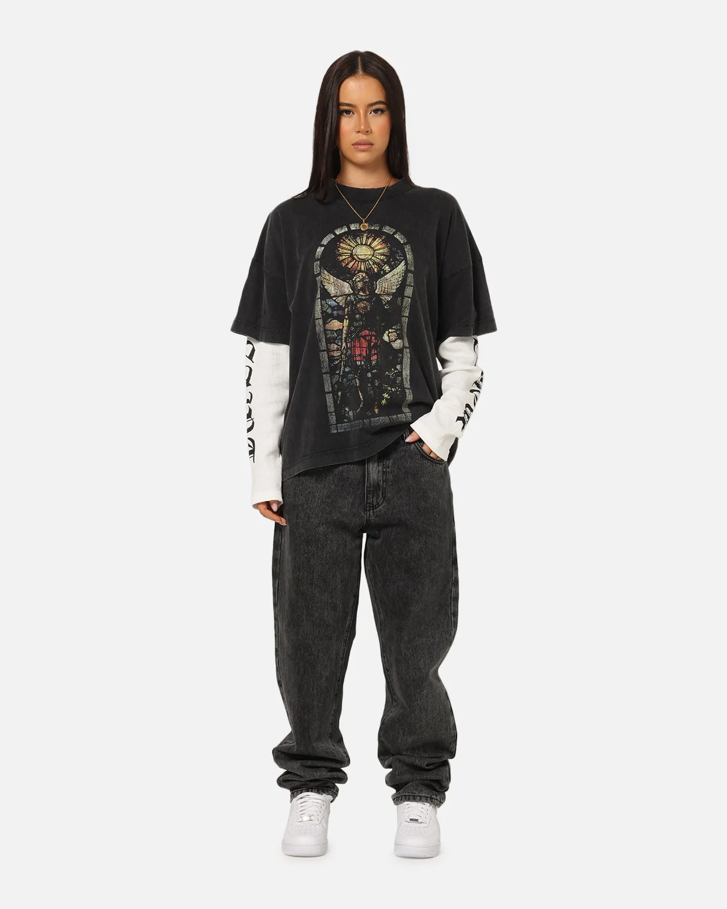 Saint Morta Psykhe Jeans Sulphur Grey sold by Culture Kings product image thumbnail 2