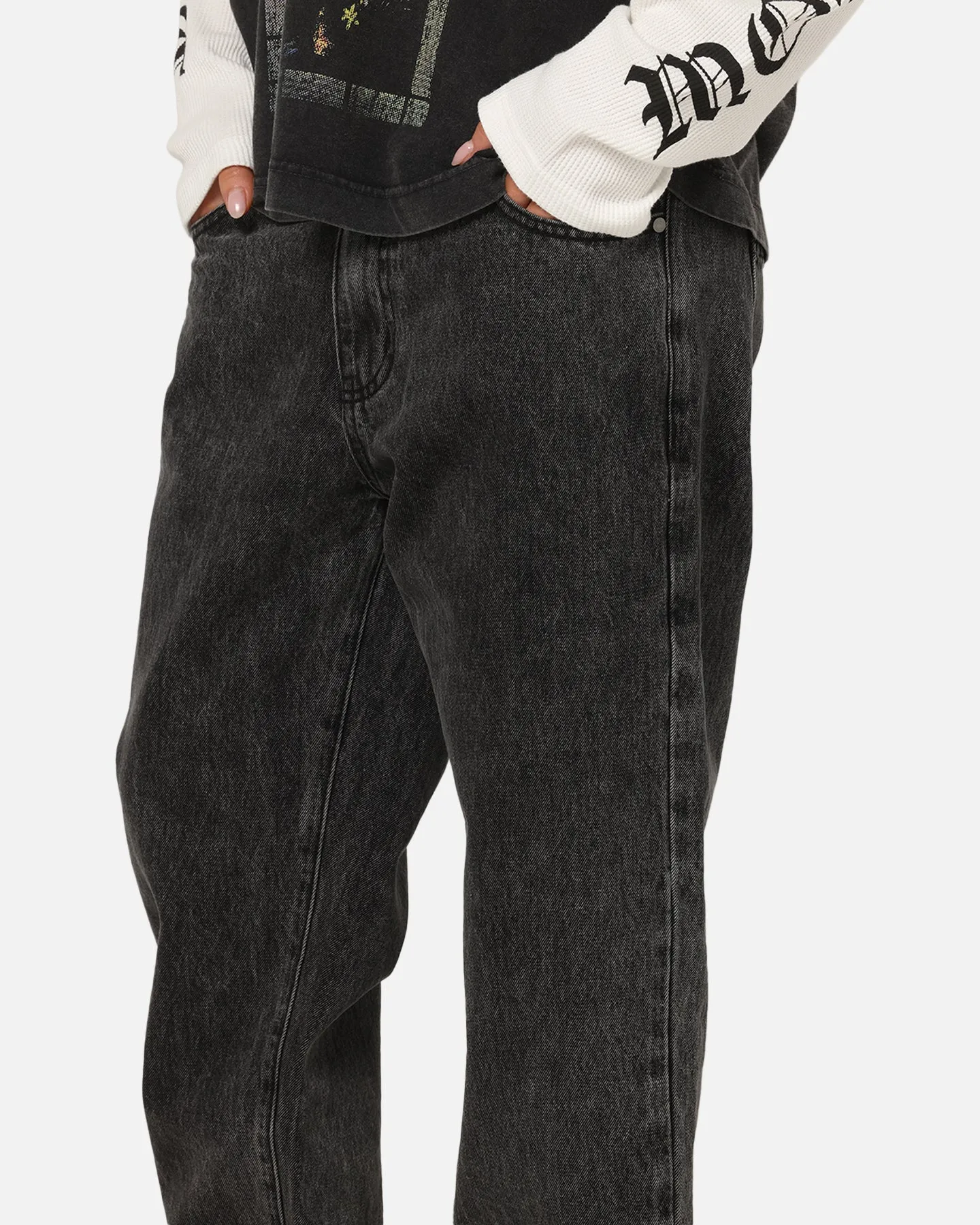 Saint Morta Psykhe Jeans Sulphur Grey sold by Culture Kings product image thumbnail 4