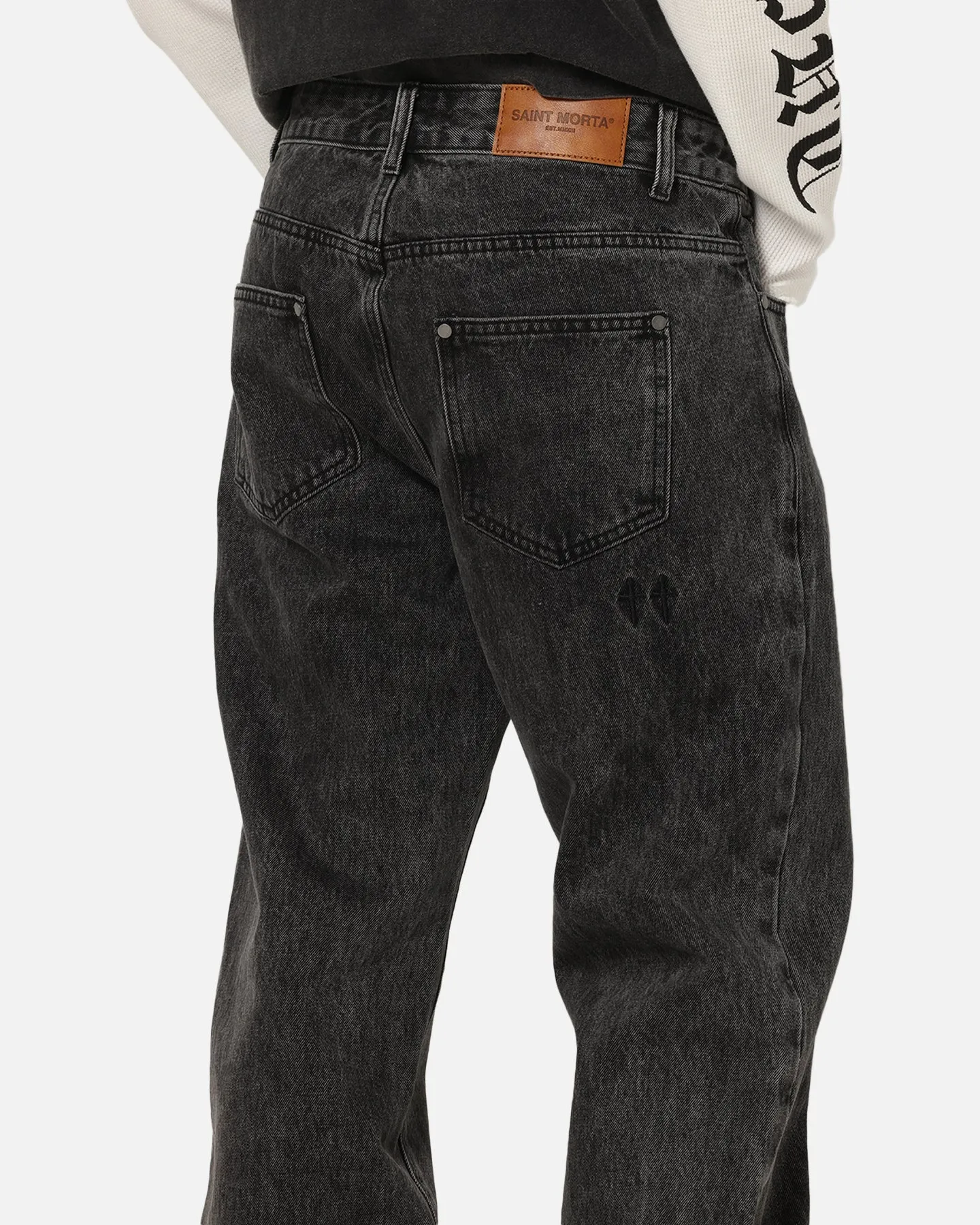 Saint Morta Psykhe Jeans Sulphur Grey sold by Culture Kings product image thumbnail 3