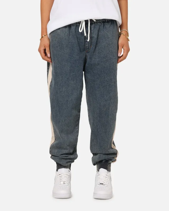 Saint Morta Sidewinder Denim Joggers Dirty Denim sold by Culture Kings