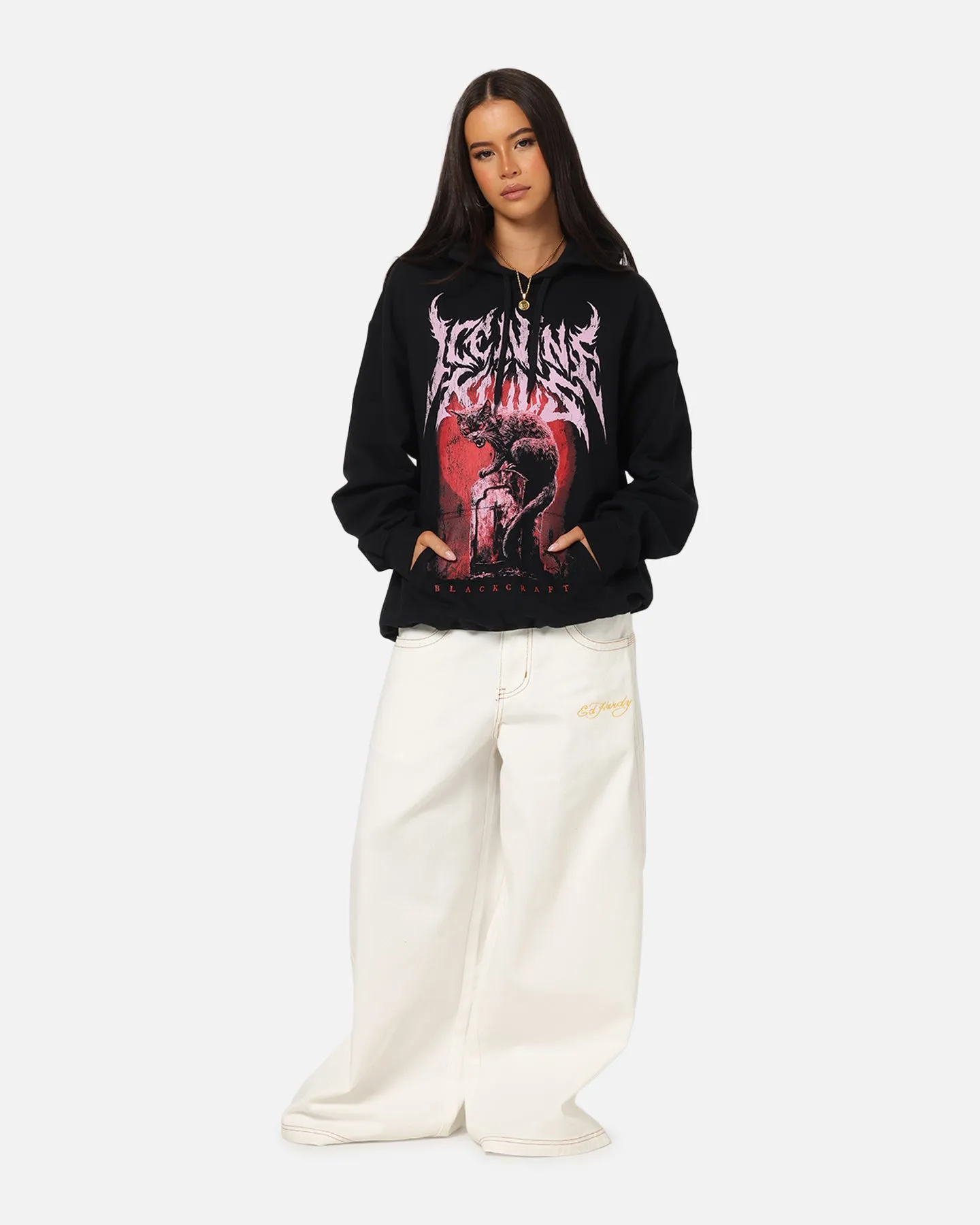 Ice Nine Kills Cat Tombstone Hoodie Black sold by Culture Kings product image thumbnail 2