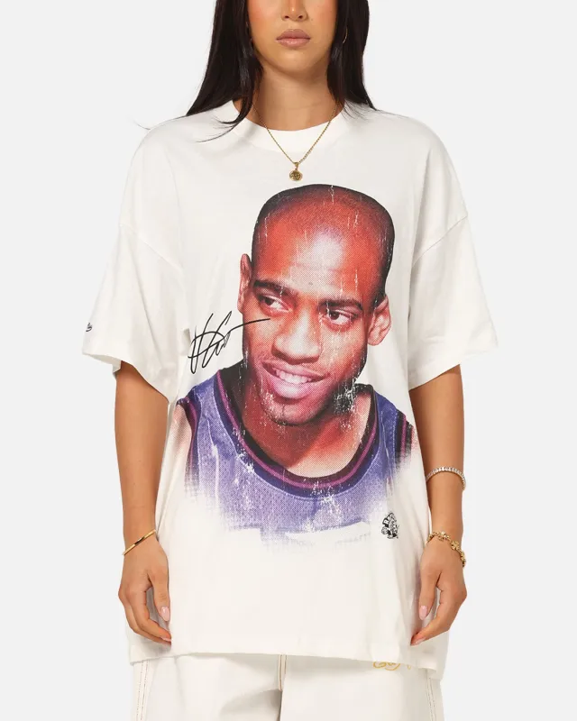 Mitchell & Ness Toronto Raptors Vince Carter Big Head T-Shirt Vintage White made by Mitchell & Ness