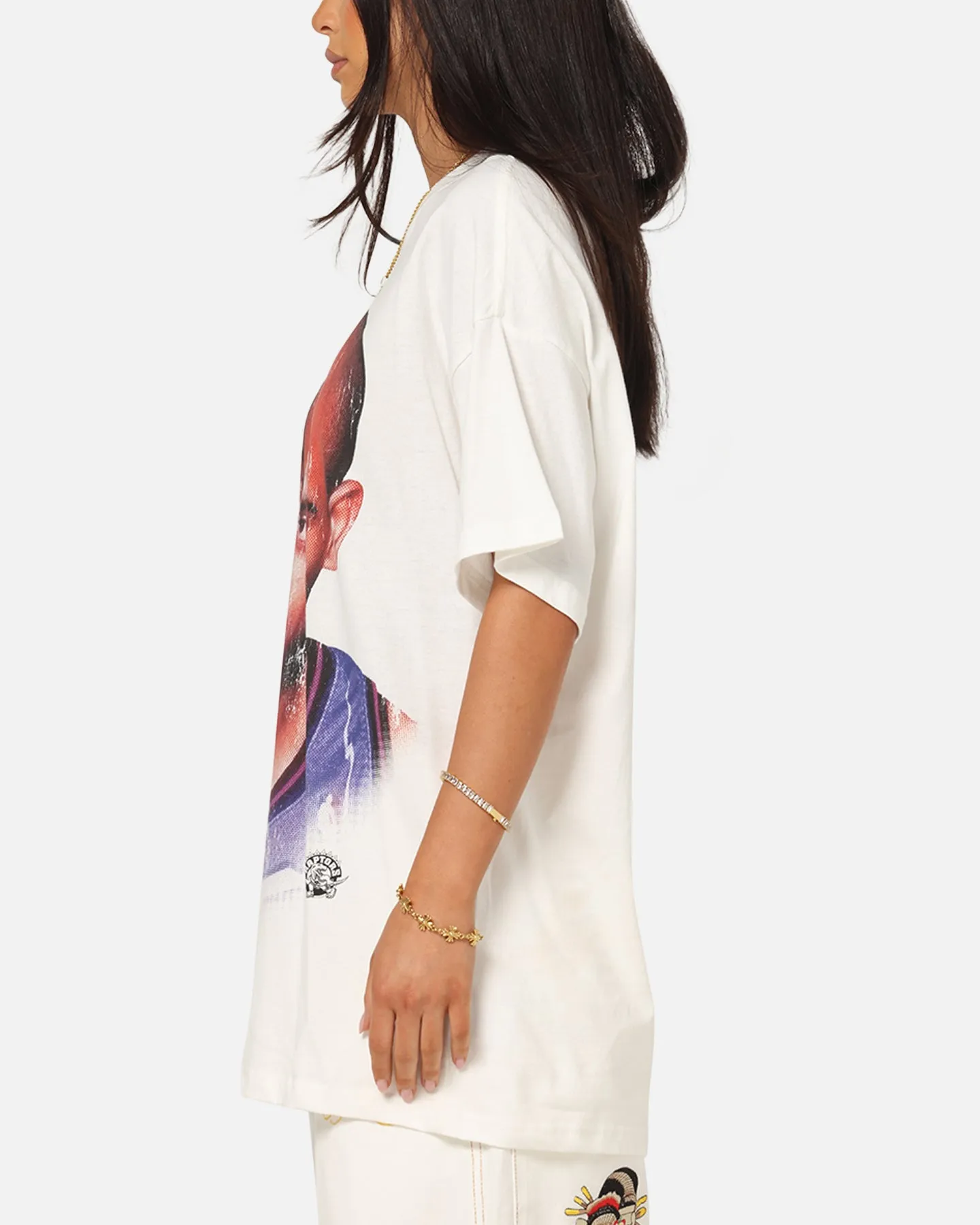 Mitchell & Ness Toronto Raptors Vince Carter Big Head T-Shirt Vintage White sold by Culture Kings product image thumbnail 5