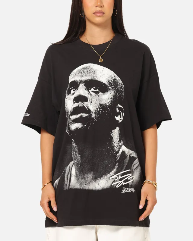 Mitchell & Ness Los Angeles Lakers Shaquille O'Neal Big Head T-Shirt Faded Black sold by Culture Kings