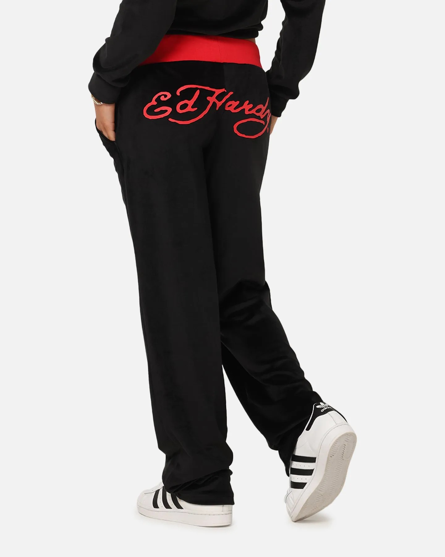 Ed Hardy Women's Ed Hardy Trackpants Black/Red sold by Culture Kings product image thumbnail 5