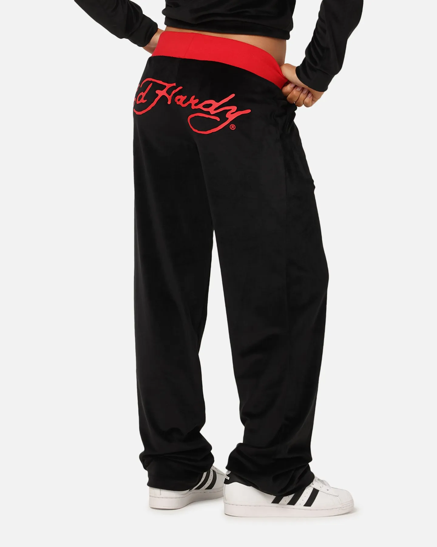 Ed Hardy Women's Ed Hardy Trackpants Black/Red sold by Culture Kings