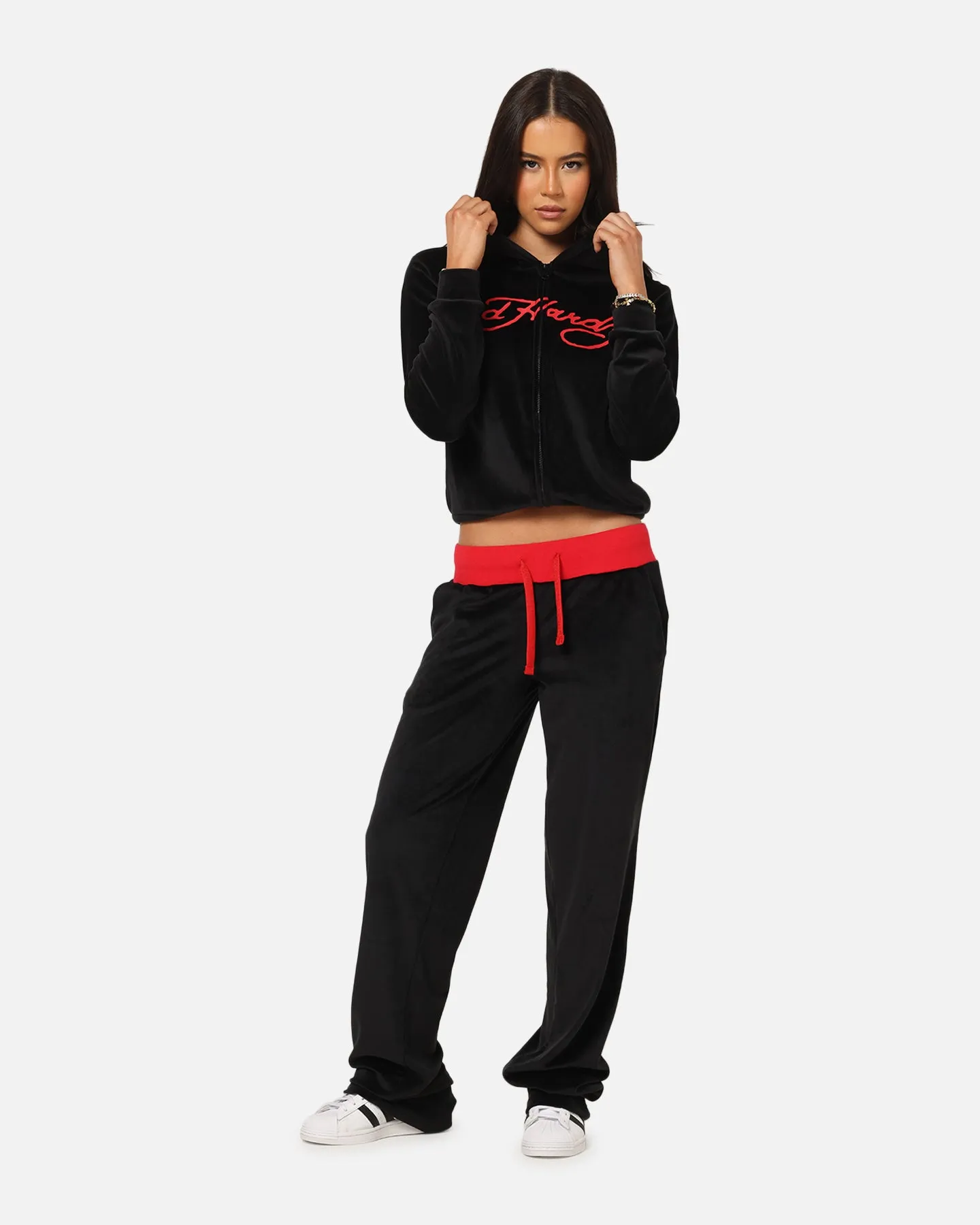 Ed Hardy Women's Ed Hardy Trackpants Black/Red sold by Culture Kings product image thumbnail 2