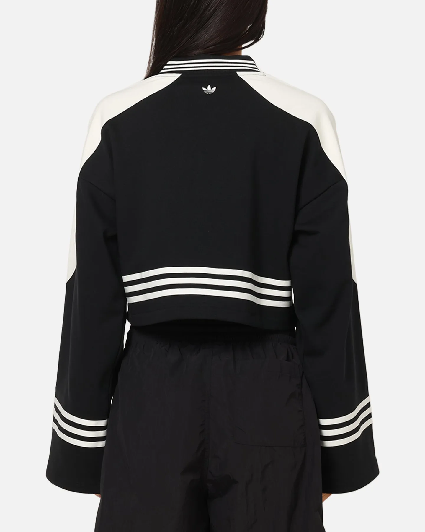 Adidas Women's Crew Sweatshirt Black/Off White sold by Culture Kings product image thumbnail 3