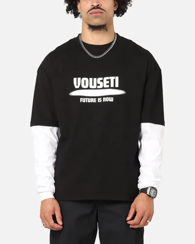Vouseti Future Is Now Long Sleeve T-Shirt Black sold by Culture Kings