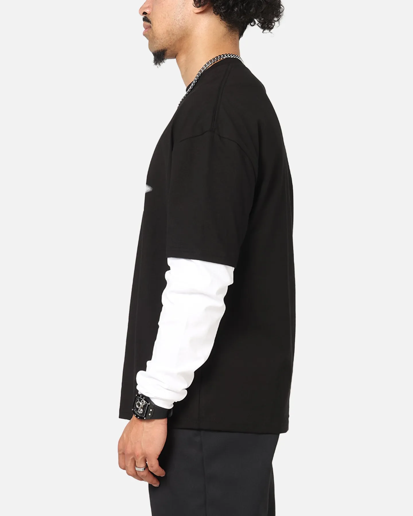 Vouseti Future Is Now Long Sleeve T-Shirt Black sold by Culture Kings product image thumbnail 5
