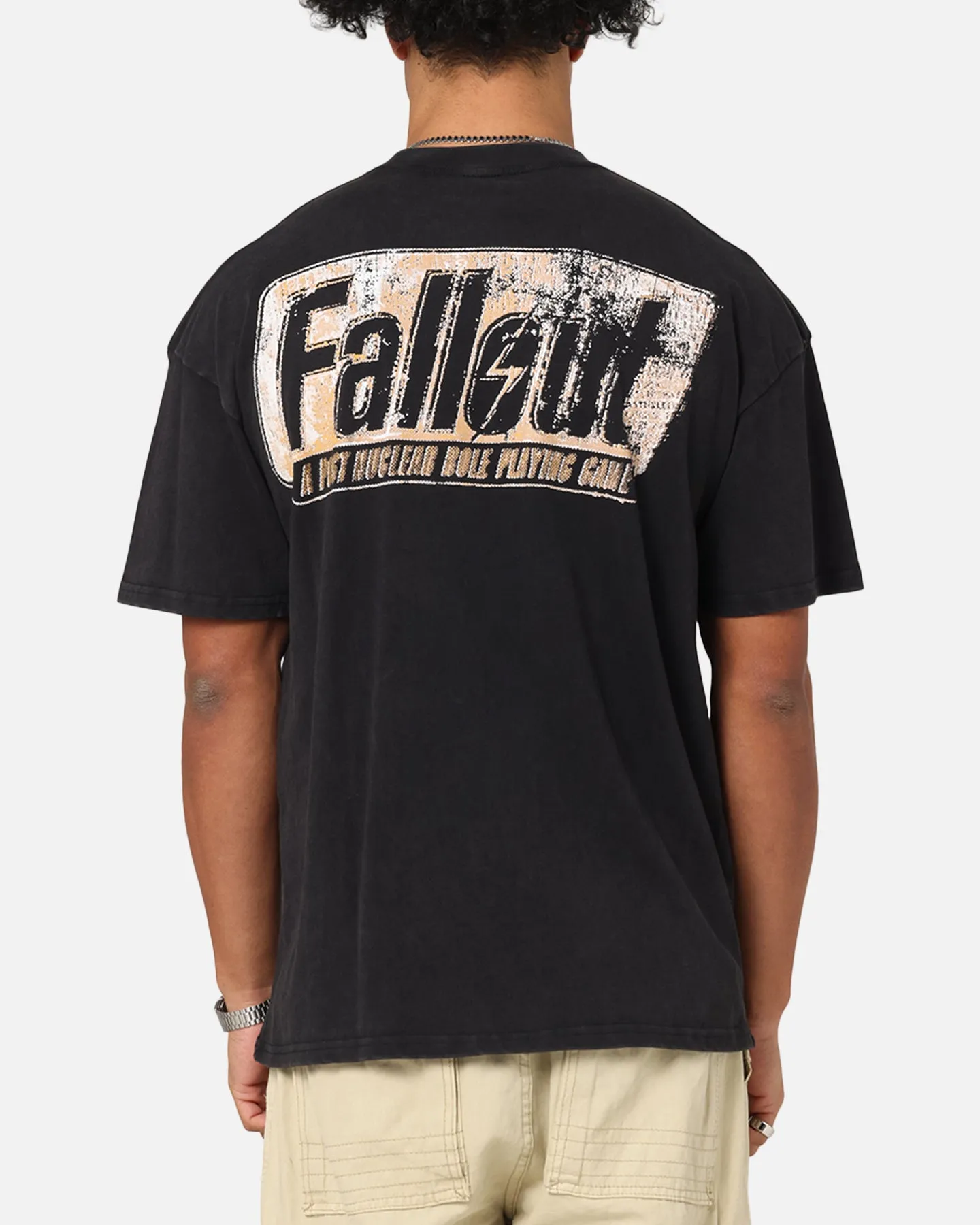 73Studio X Fallout '97 Fallout Vintage T-Shirt Black Acidwash sold by Culture Kings product image thumbnail 2