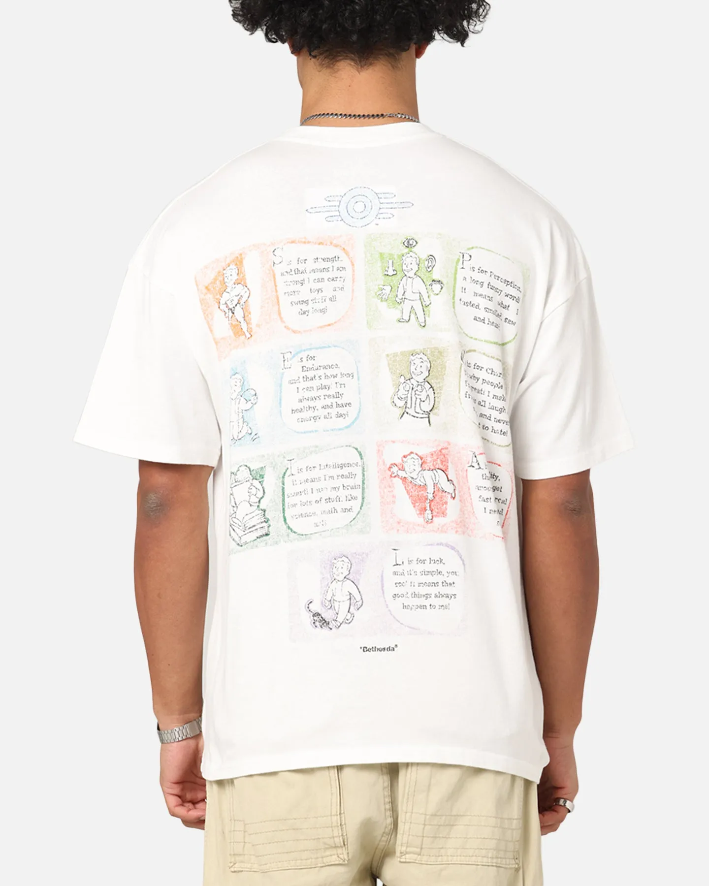 73Studio X Fallout '76 S.P.E.C.I.A.L Vintage T-Shirt Off White sold by Culture Kings product image thumbnail 2