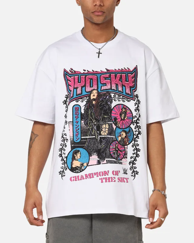 Culture Kings X WWE Iyo Sky Heavy T-Shirt White sold by Culture Kings