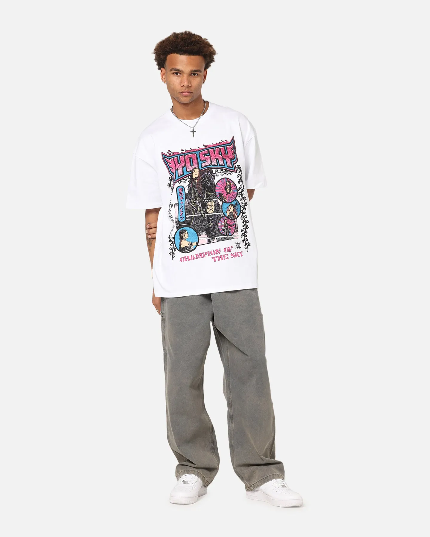 Culture Kings X WWE Iyo Sky Heavy T-Shirt White sold by Culture Kings product image thumbnail 2