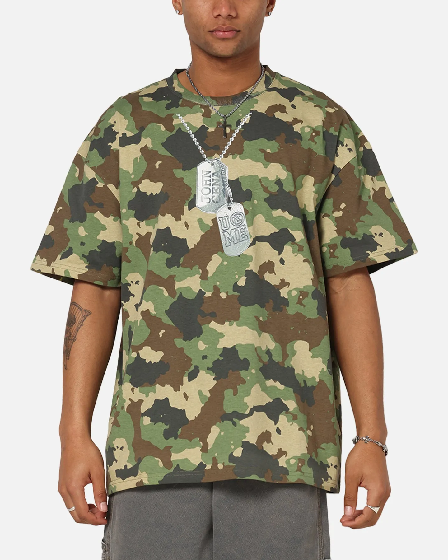 Culture Kings X WWE John Cena You Can't See Me T-Shirt Camo sold by Culture Kings product image thumbnail 2