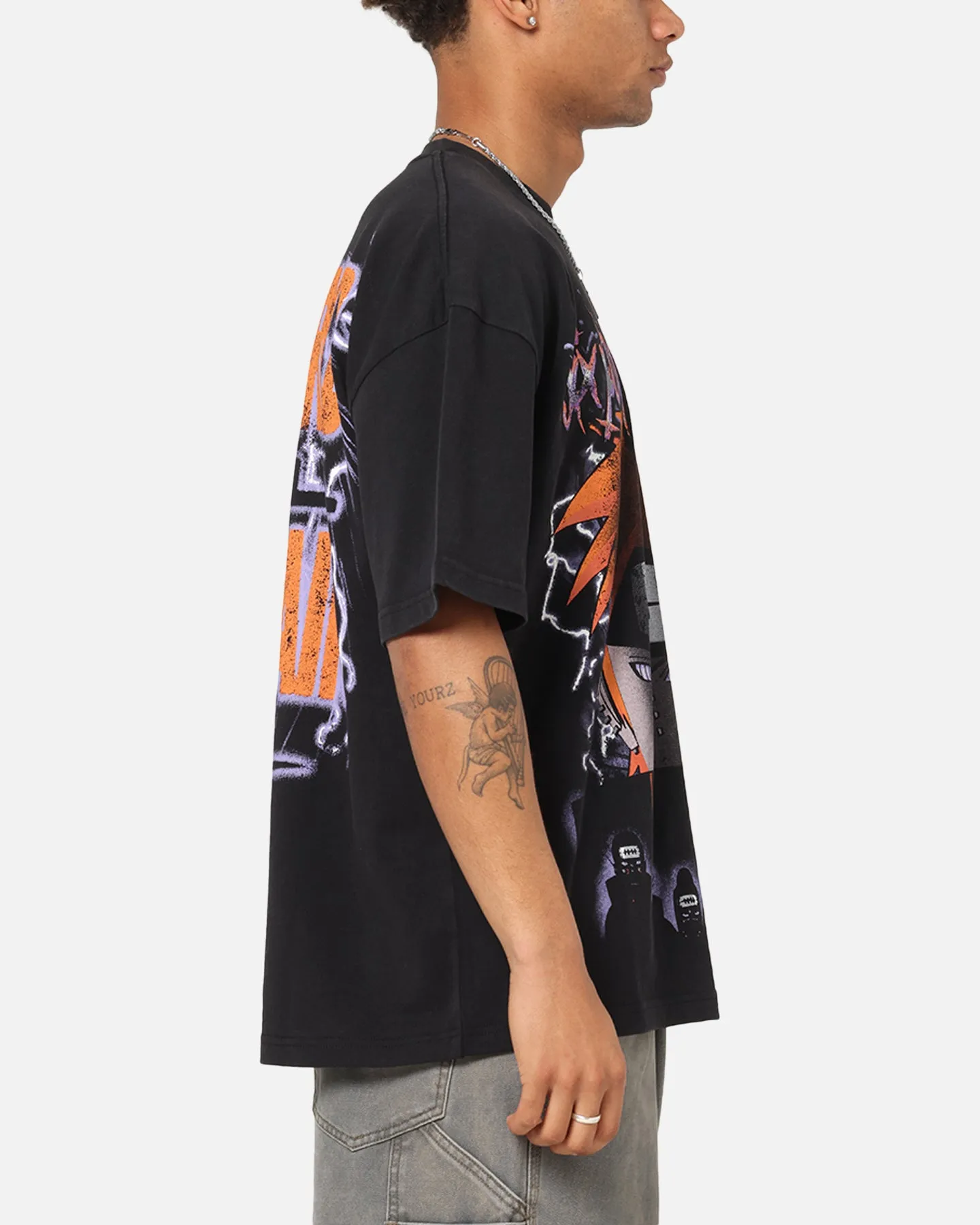 73Studio X Naruto Shippuden Paths Of Pain Vintage T-Shirt Black Acidwash sold by Culture Kings product image thumbnail 5