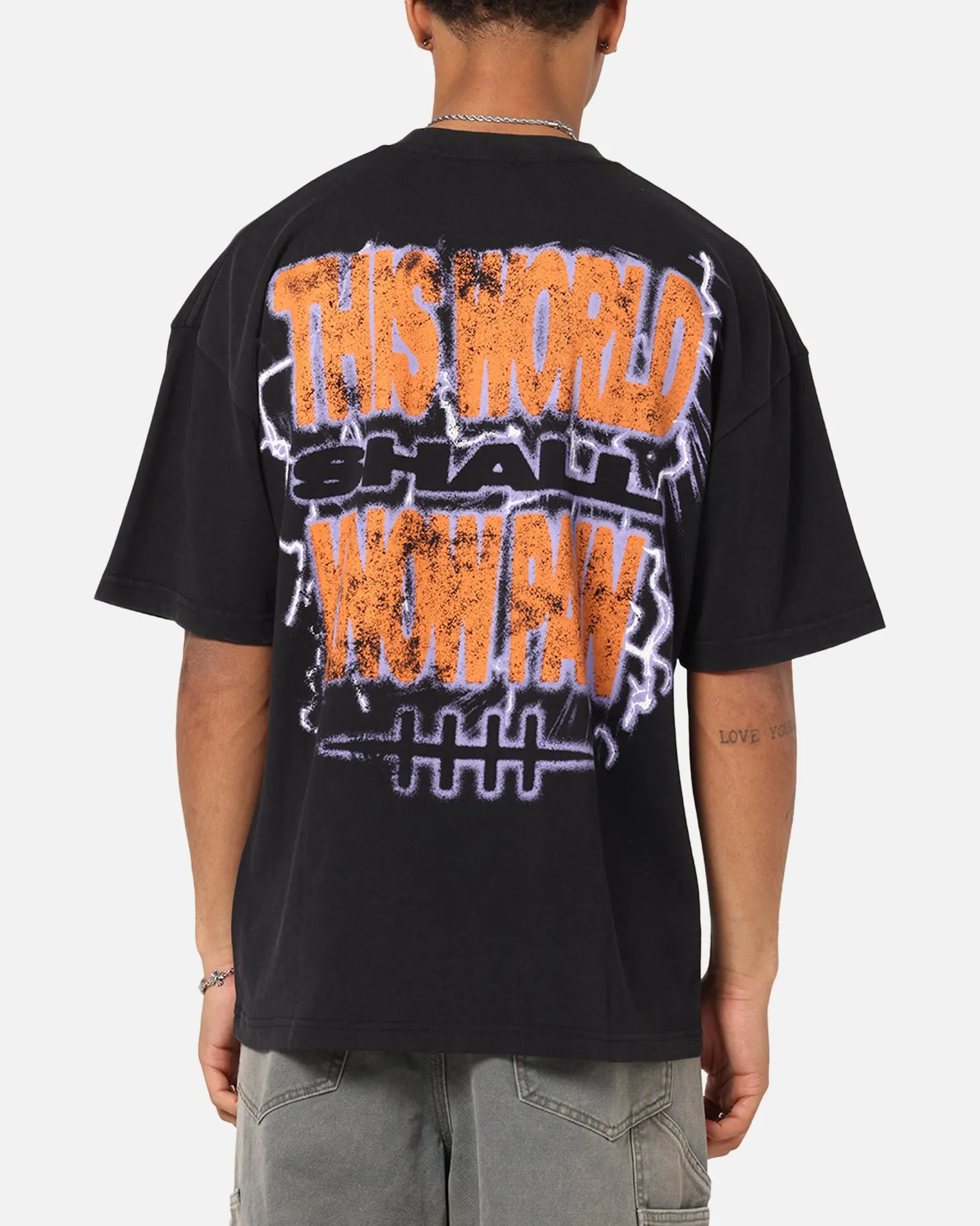 73Studio X Naruto Shippuden Paths Of Pain Vintage T-Shirt Black Acidwash sold by Culture Kings product image thumbnail 2