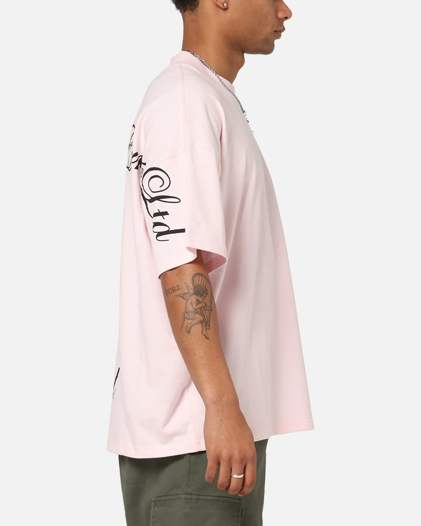 Carre Side Script Oversized T-Shirt Pink sold by Culture Kings product image thumbnail 5