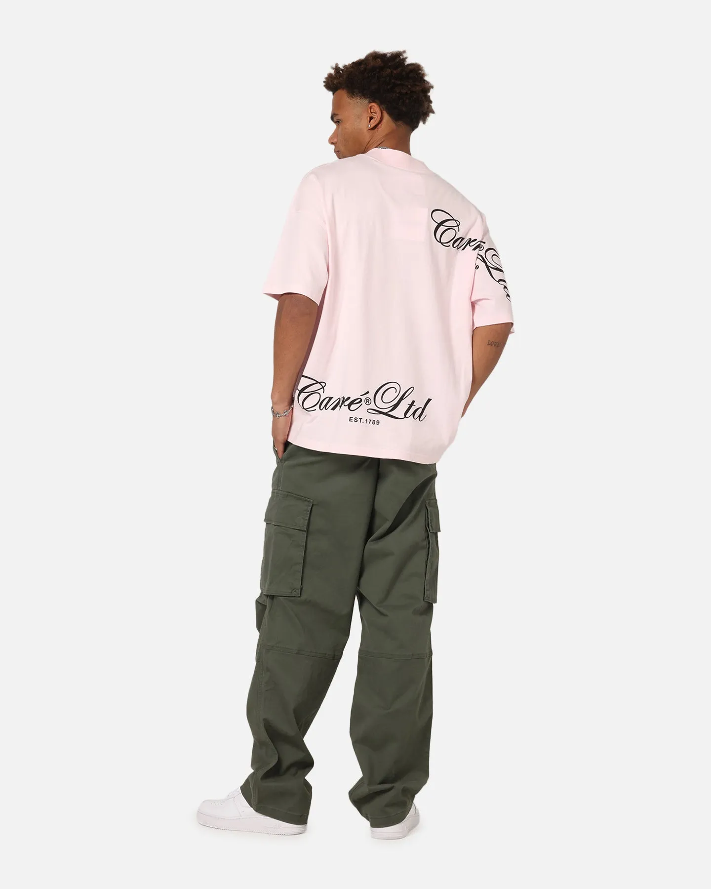 Carre Side Script Oversized T-Shirt Pink sold by Culture Kings product image thumbnail 3