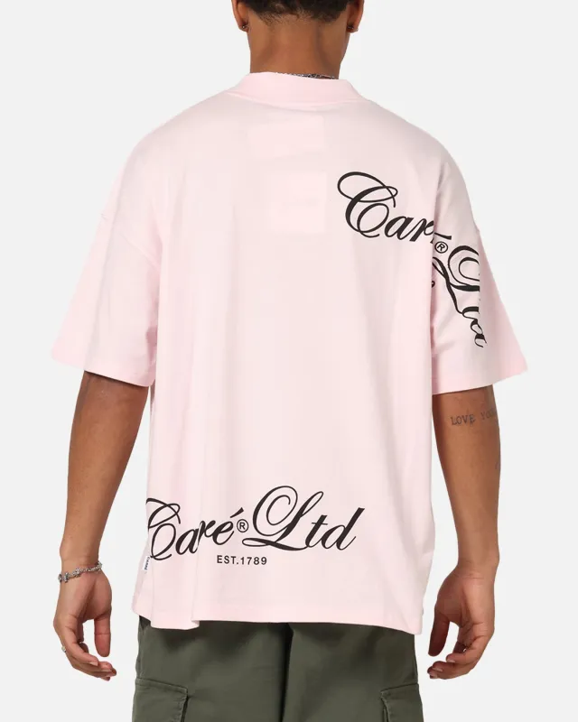 Carre Side Script Oversized T-Shirt Pink sold by Culture Kings