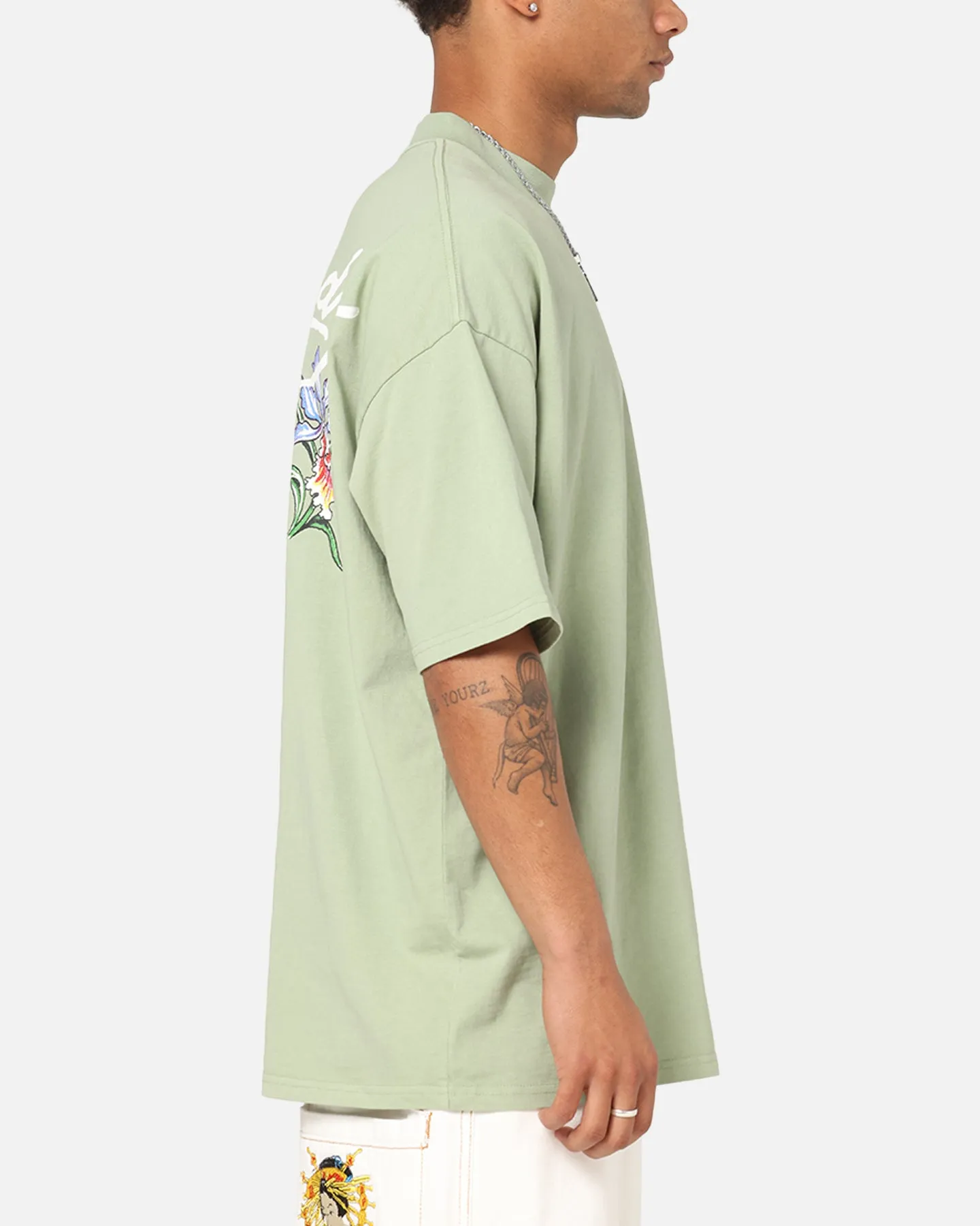 Ed Hardy Flowers T-Shirt Sage sold by Culture Kings product image thumbnail 5