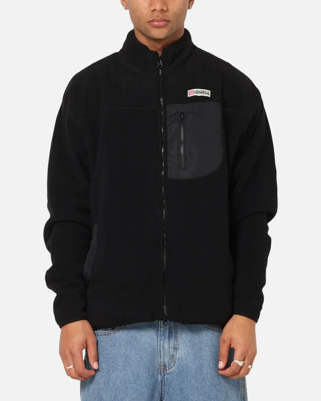 S Double Polar Fleece Jacket Black sold by Culture Kings