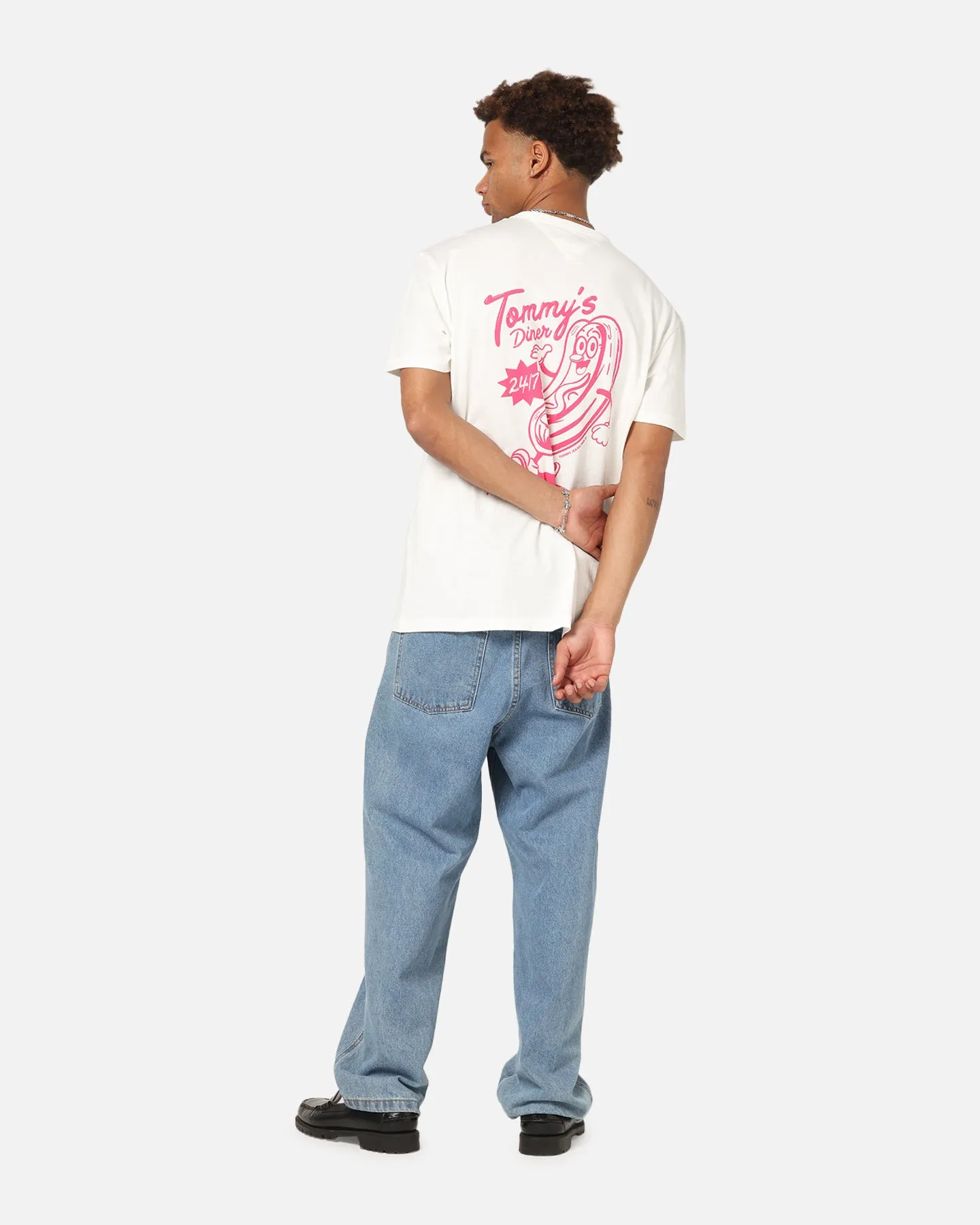 Tommy Jeans Regular Novelty Fair T-Shirt Ecru sold by Culture Kings product image thumbnail 3