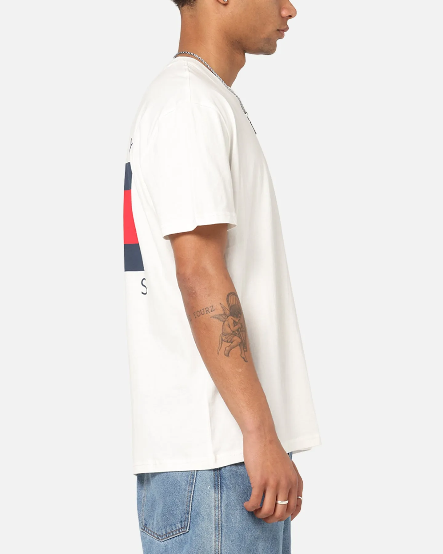 Tommy Jeans Regular Flag Graphic T-Shirt Ecru sold by Culture Kings product image thumbnail 5
