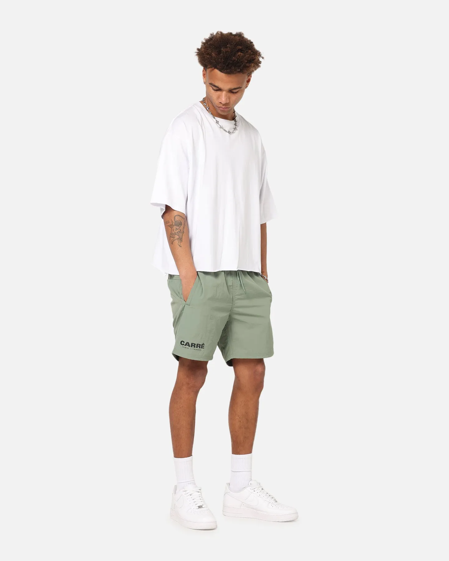 Carre Motion Beach Shorts Khaki sold by Culture Kings product image thumbnail 2