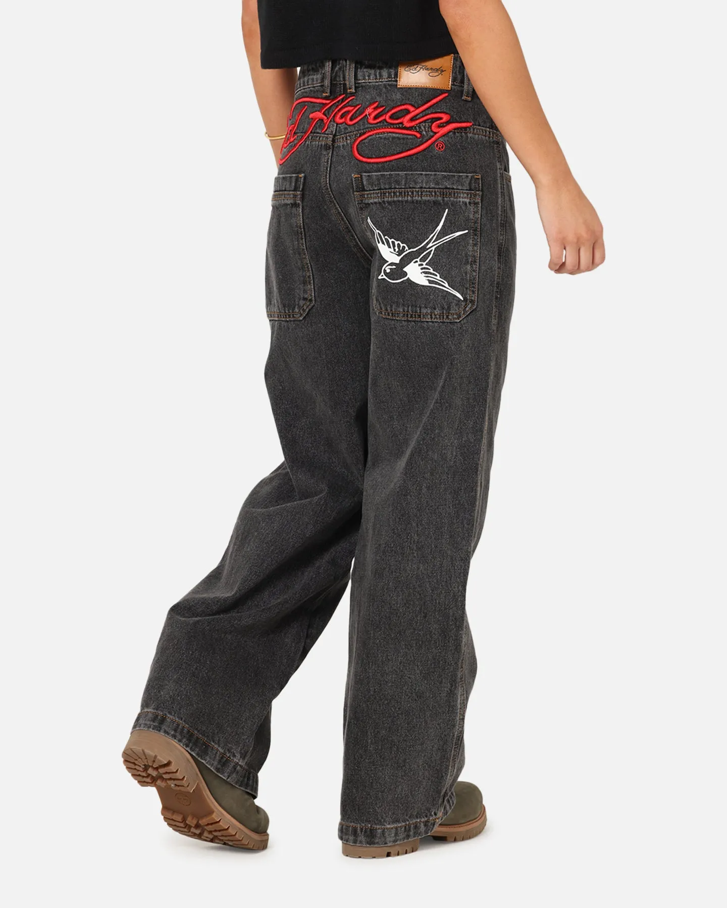 Ed Hardy Wide Leg Jeans Black sold by Culture Kings