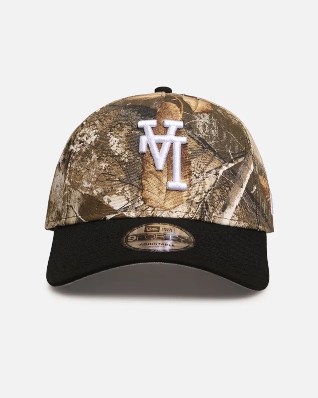 New Era Los Angeles Dodgers 'Upside Down Logo' 9FORTY A-Frame Snapback Realtree Camo made by New Era