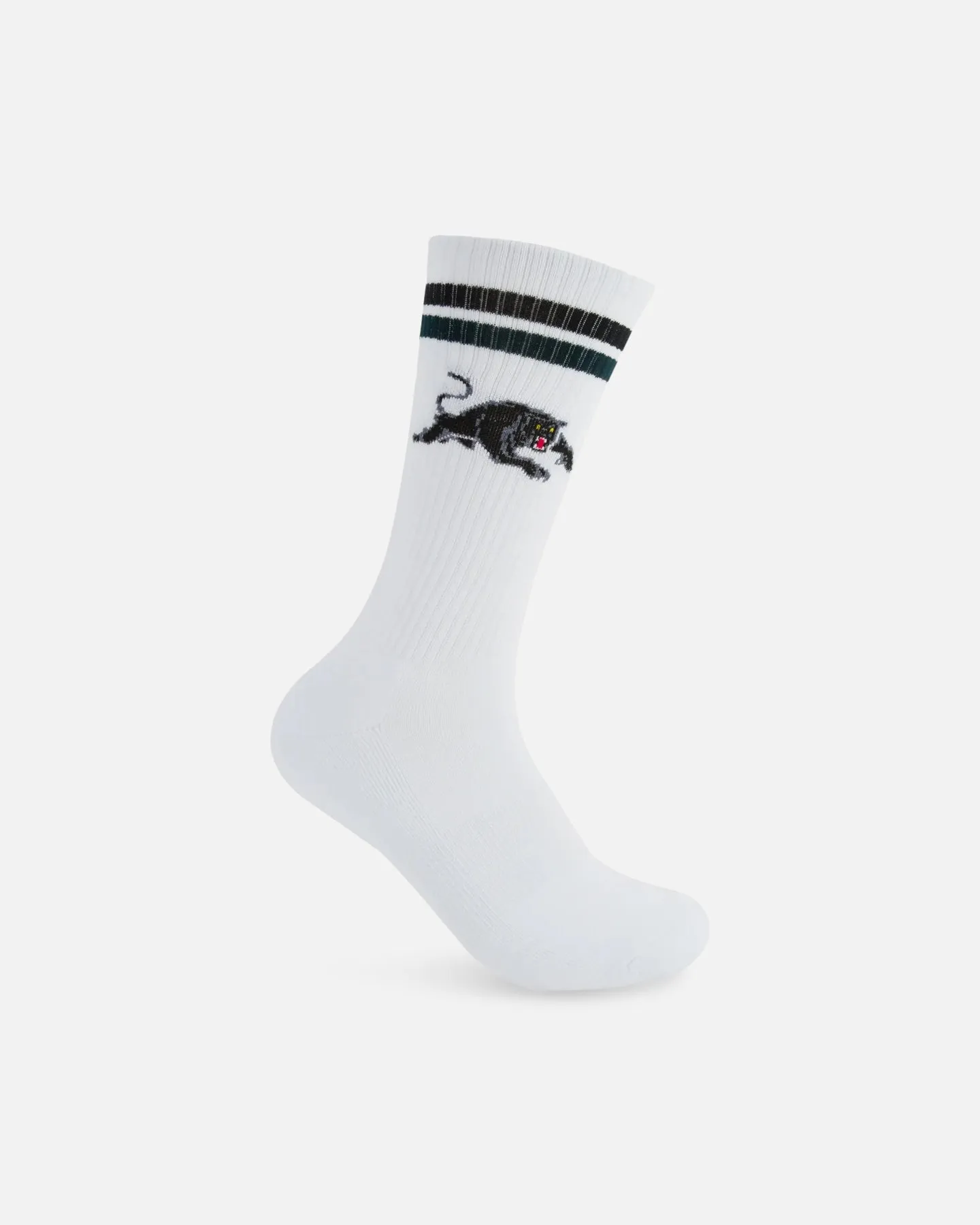 Foot-ies Penrith Panthers Crew Socks 2 Pack Slate/White sold by Culture Kings product image thumbnail 4