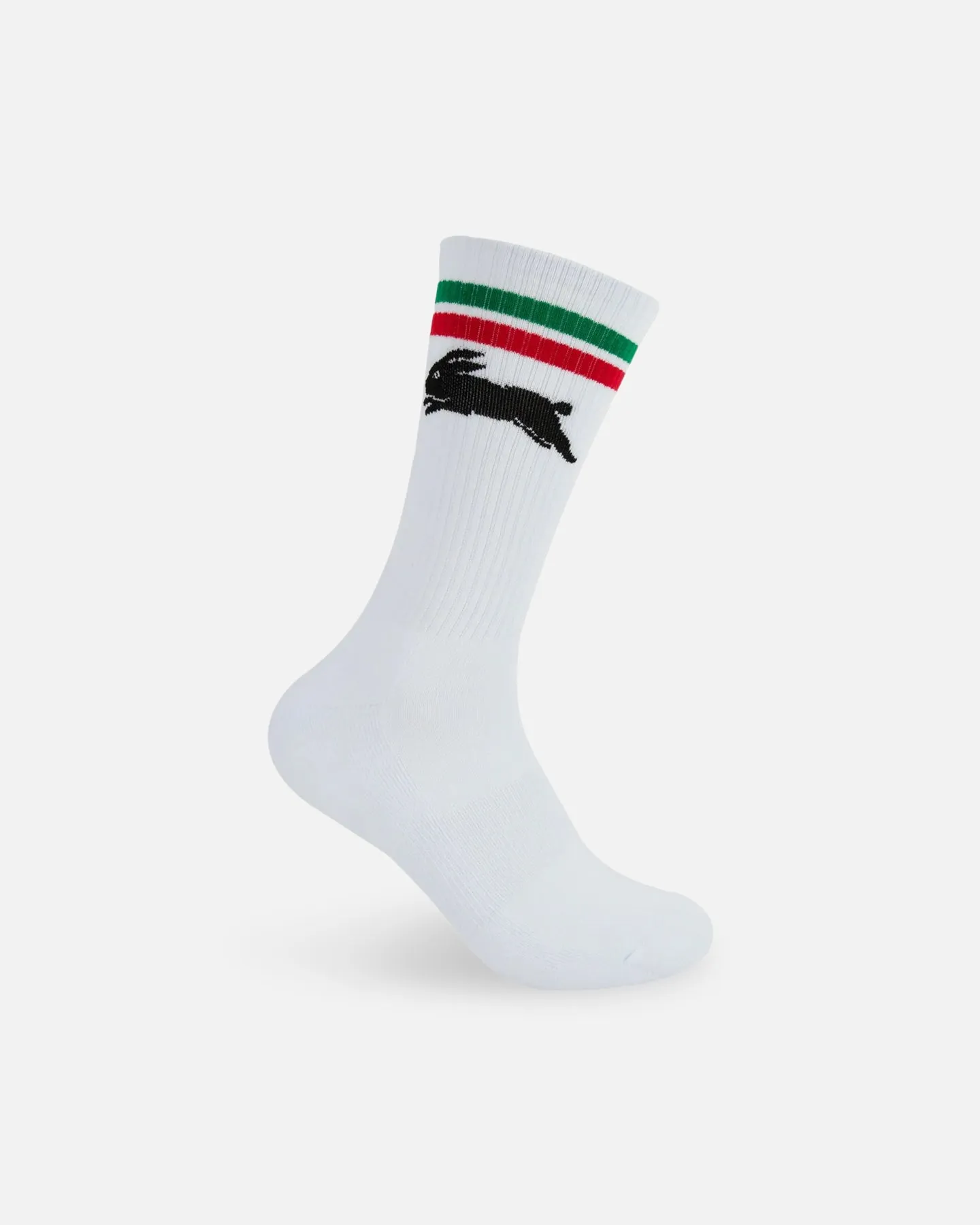 Foot-ies South Sydney Rabbitohs Crew Socks 2 Pack Green/White sold by Culture Kings product image thumbnail 4
