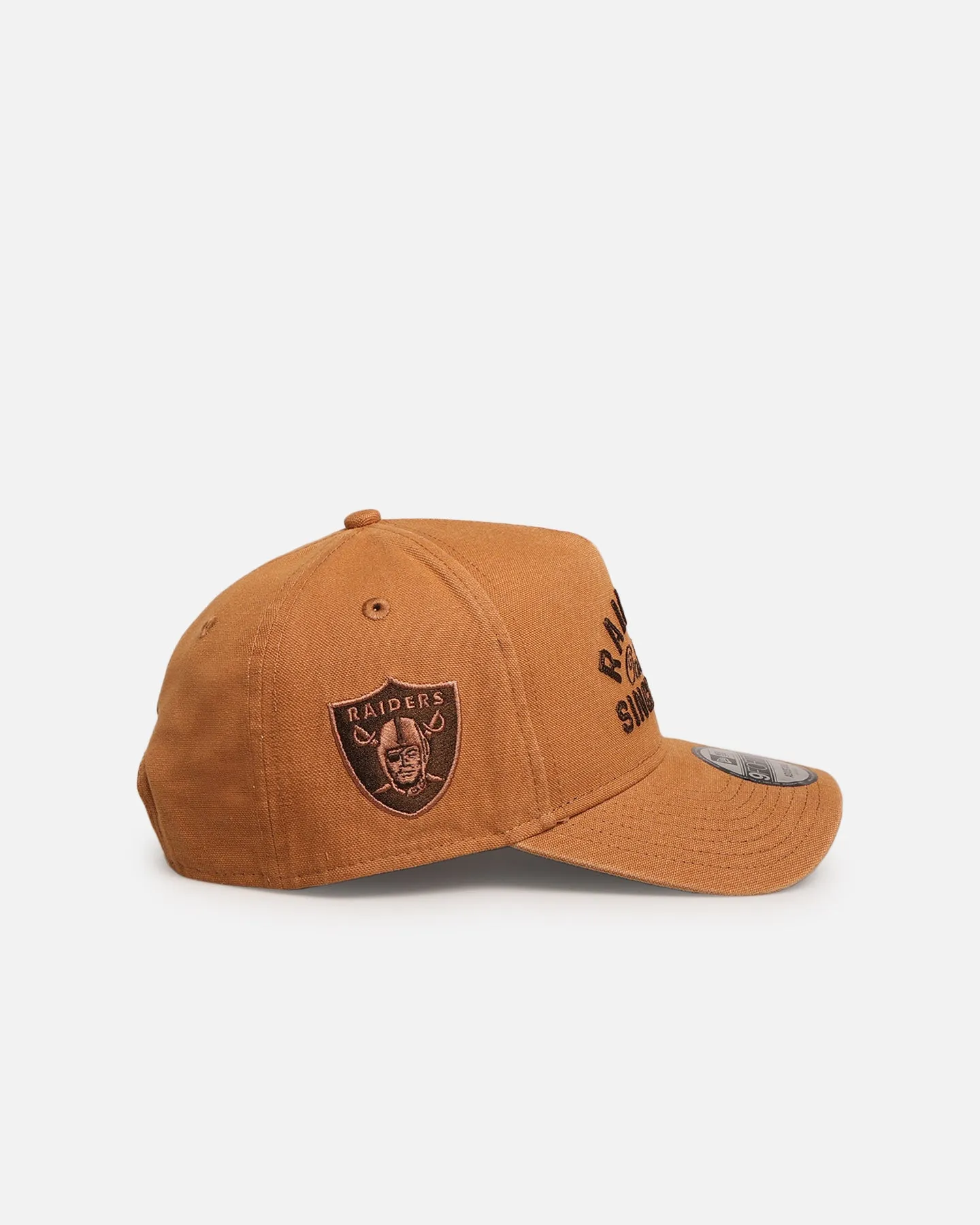 New Era Las Vegas Raiders 'Washed Canvas' 9FORTY A-Frame Snapback Walnut sold by Culture Kings product image thumbnail 3