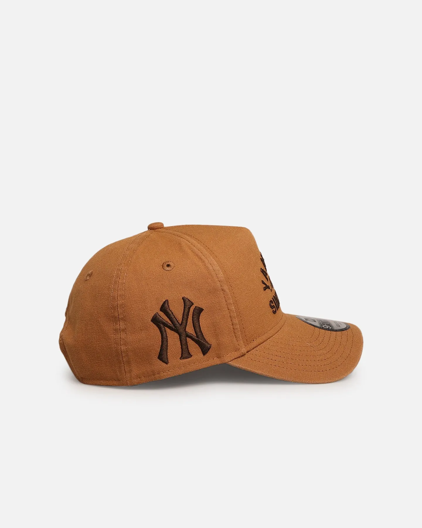 New Era New York Yankees 'Washed Canvas' 9FORTY A-Frame Snapback Walnut sold by Culture Kings product image thumbnail 3