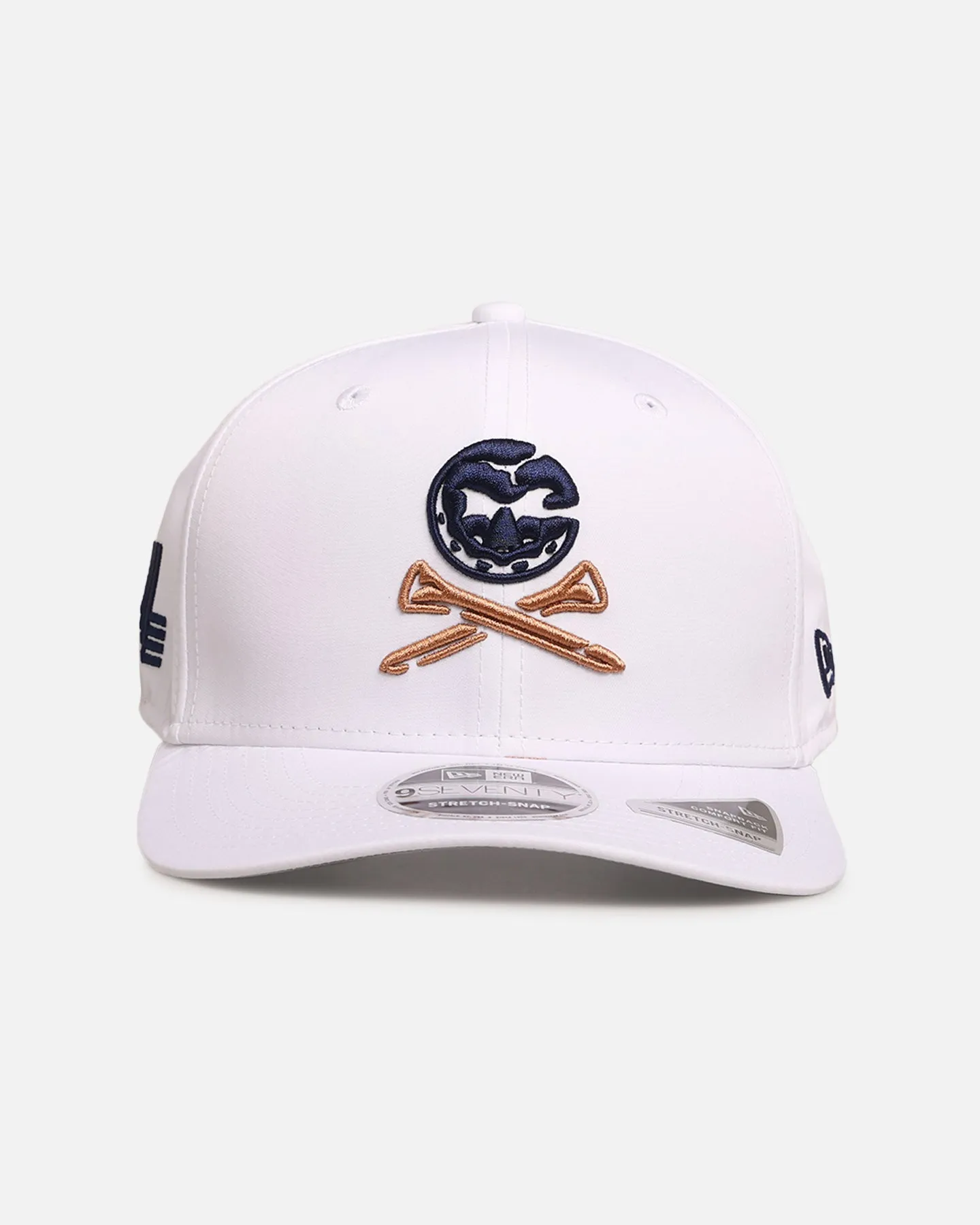 New Era Crushers Gold Club 'Liv Golf' 9SEVENTY Stretch Snapback White sold by Culture Kings