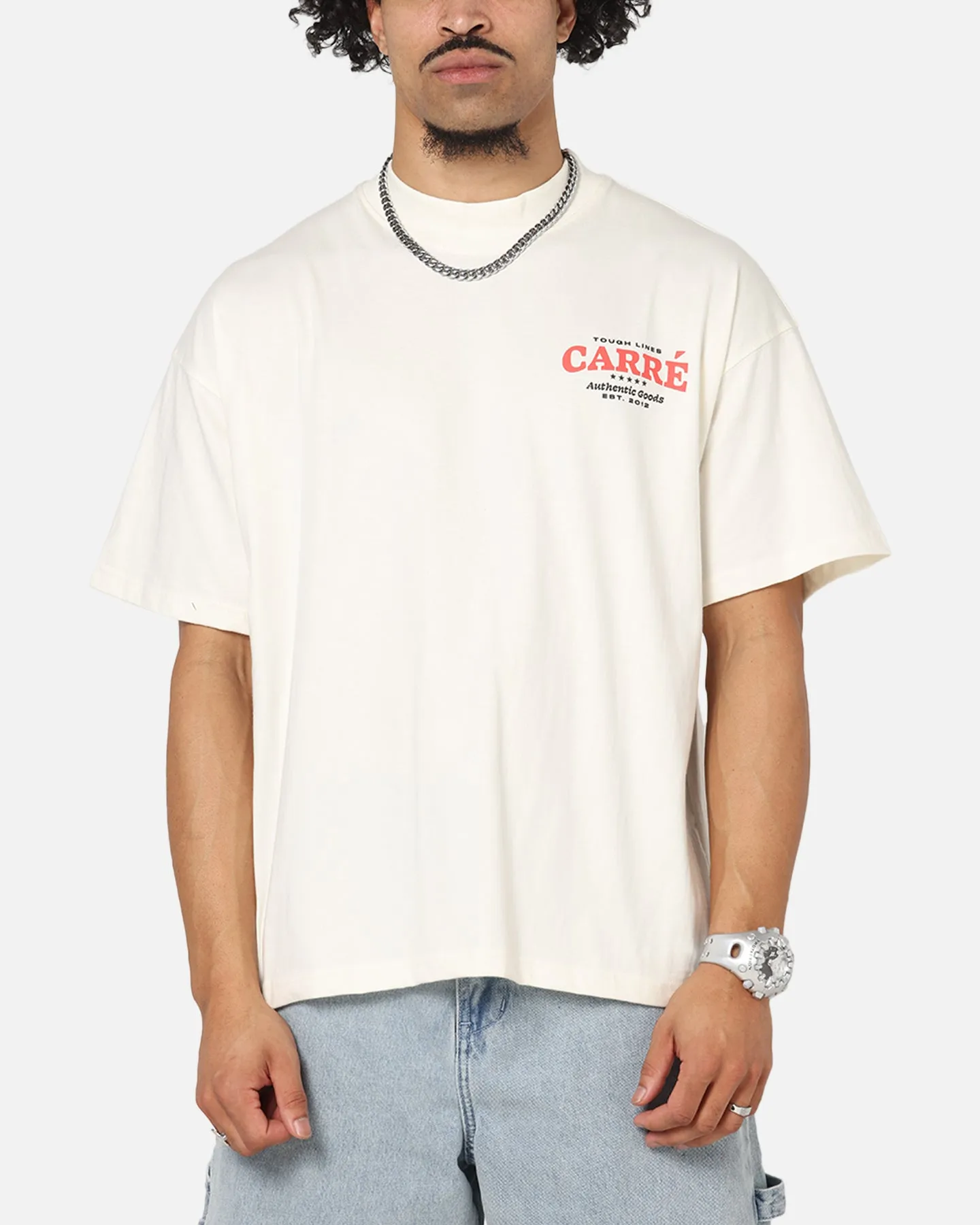 Carre Authentic Heavy T-Shirt Off White sold by Culture Kings product image thumbnail 2