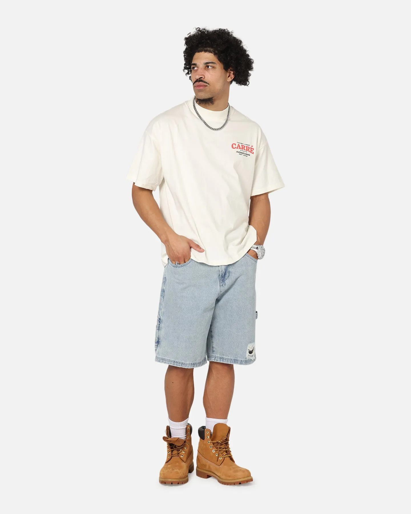 Carre Authentic Heavy T-Shirt Off White sold by Culture Kings product image thumbnail 4