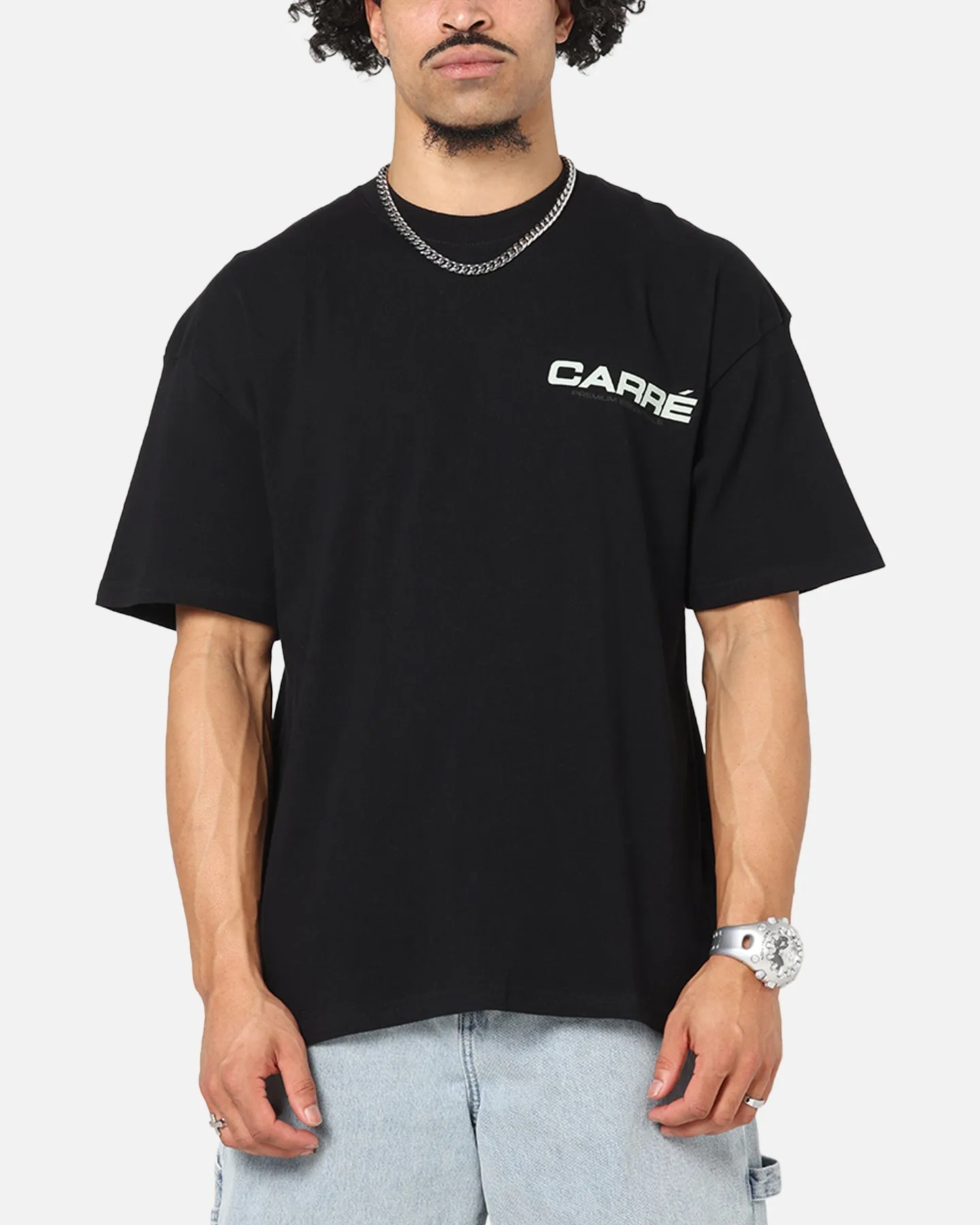 Carre Outlined T-Shirt Black sold by Culture Kings product image thumbnail 2