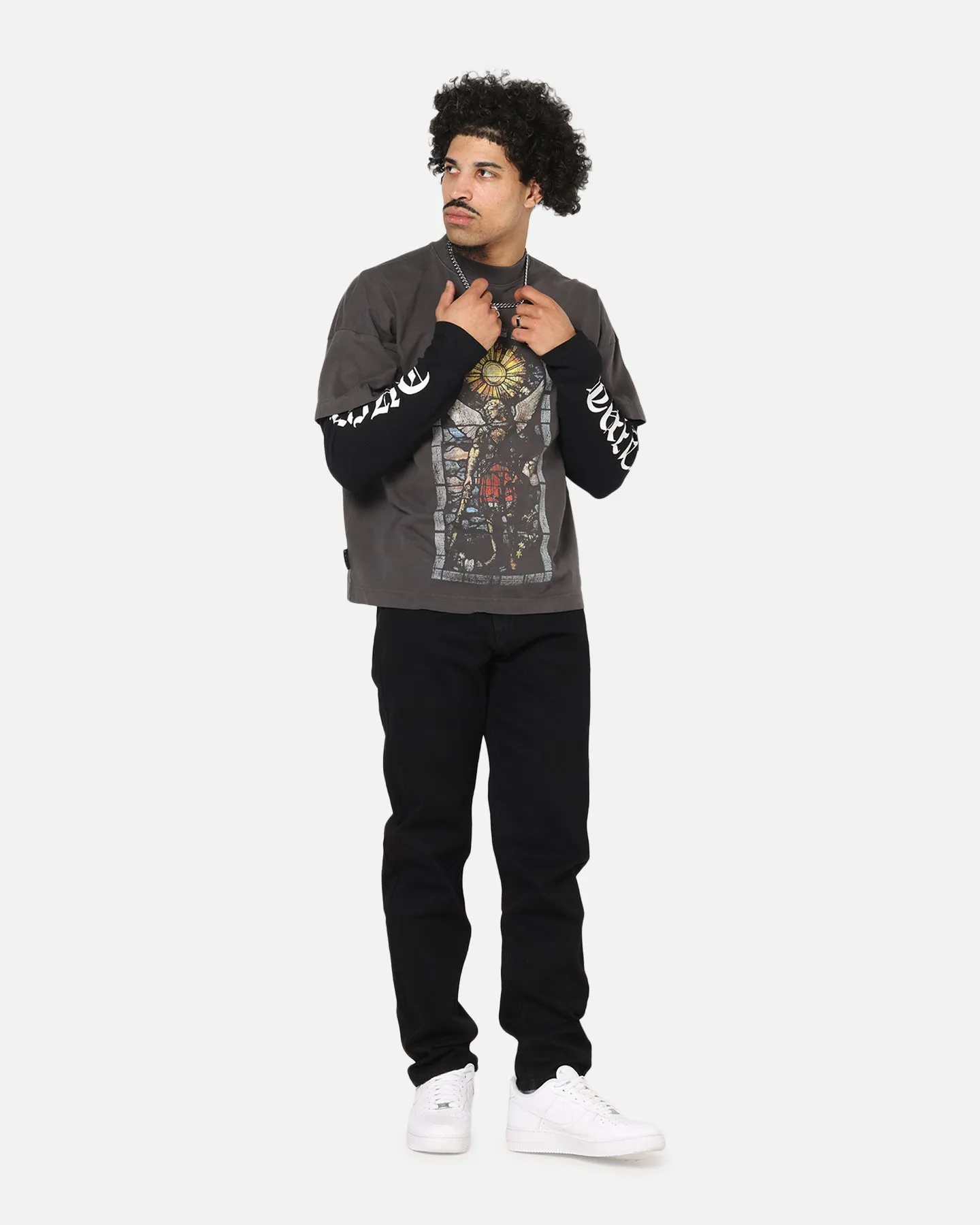 Saint Morta Psykhe Jeans Black Stonewash sold by Culture Kings product image thumbnail 2