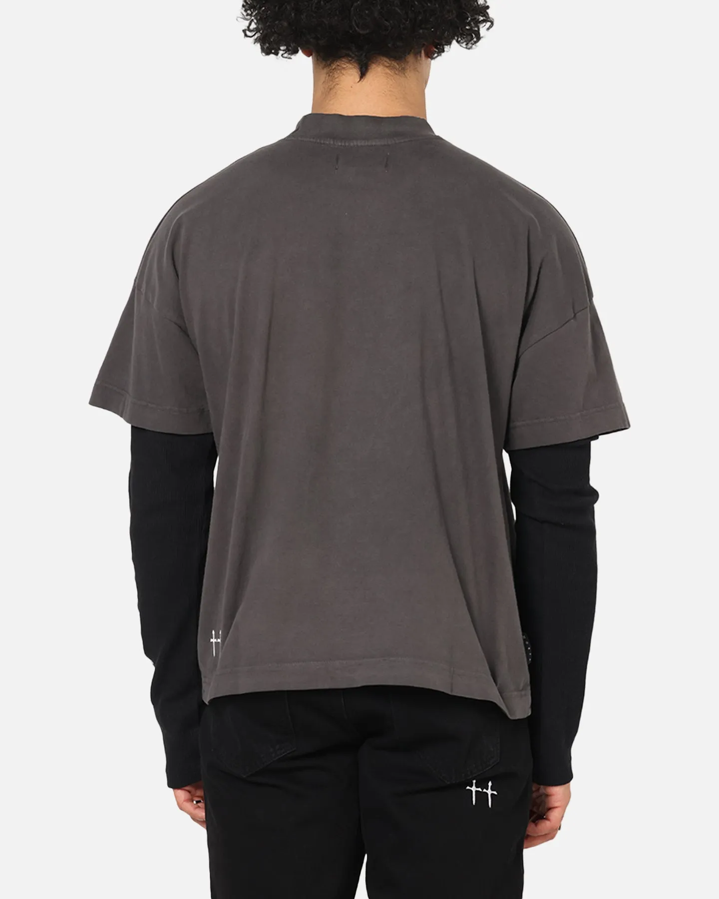 Saint Morta Kingdomcome Long Sleeve T-Shirt Washed Charcoal sold by Culture Kings product image thumbnail 3